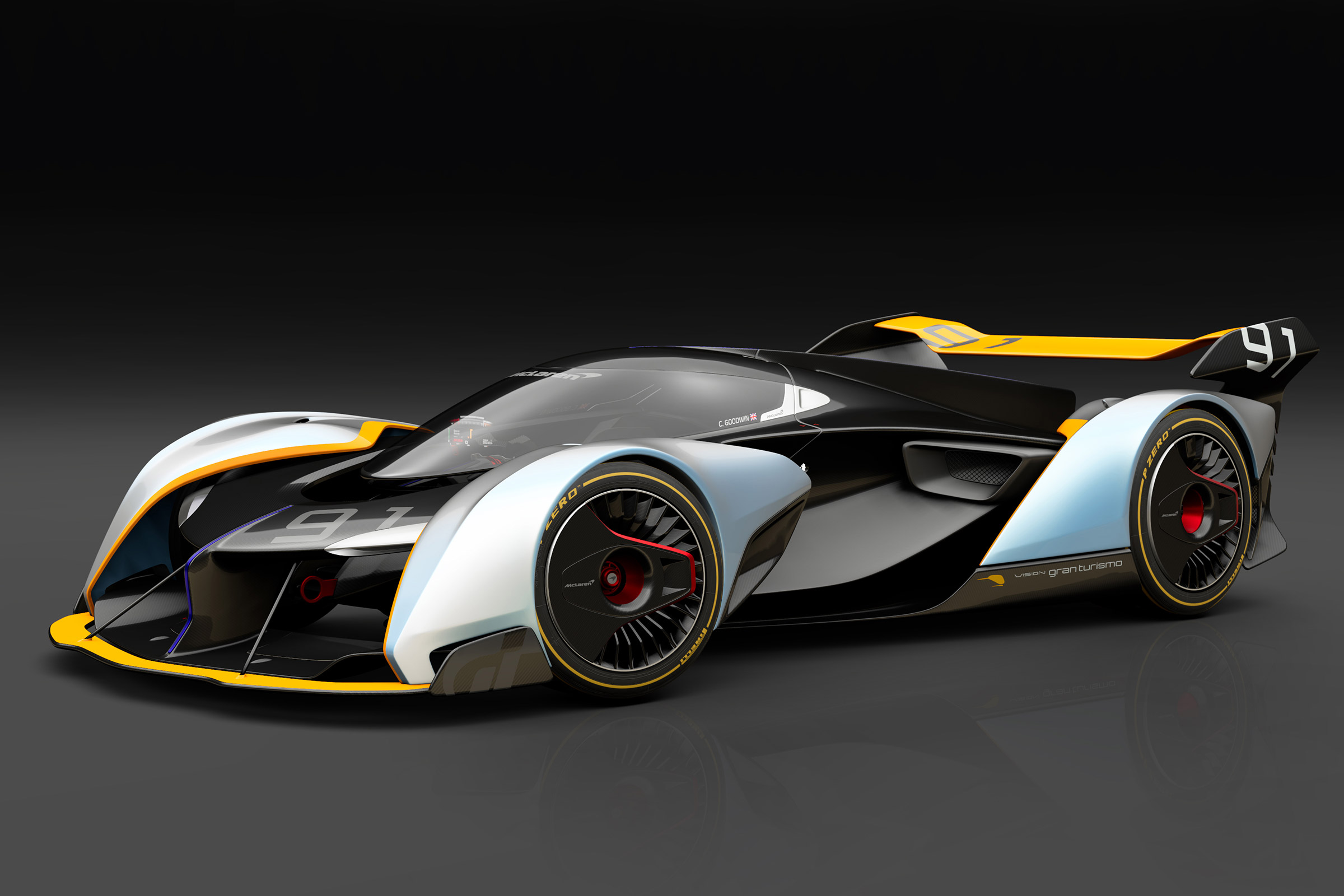 McLaren Ultimate Vision designed for Gran Turismo game 