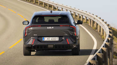 Kia EV4 GT - rear cornering
