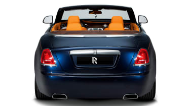 Rolls-Royce Dawn convertible rear studio
