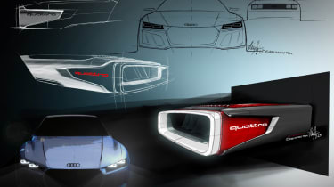 2013 Audi Quattro Sport concept light detail
