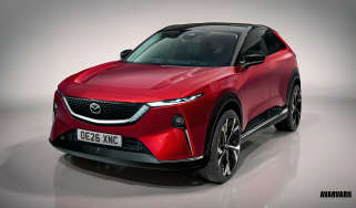 Mazda CX-6e render - front