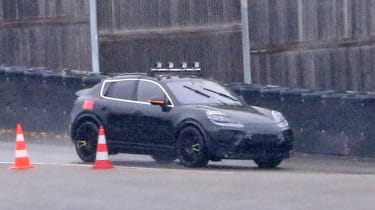 Porsche Macan EV - spied
