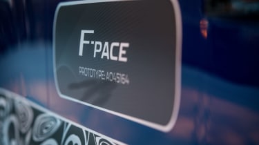 Jaguar F-Pace prototype - side
