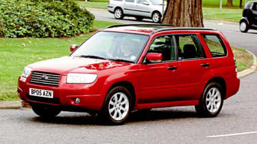 Side view of Subaru Forester