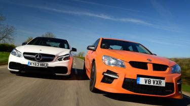 Vauxhall VXR8 GTS vs Mercedes E63 AMG