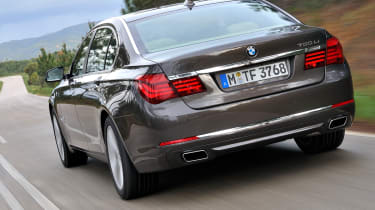 2012 BMW 7 Series Li rear-tracking