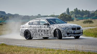 BMW M5 prototype - front drift