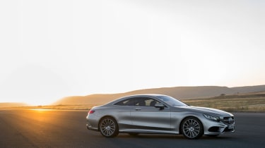 Mercedes S-Class Coupe - side driving