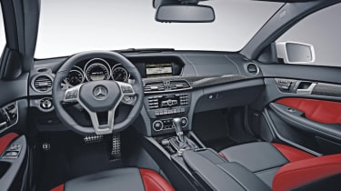 Mercedes C63 AMG Coupé interior