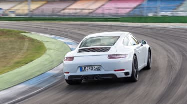 Porsche 911 - rear cornering