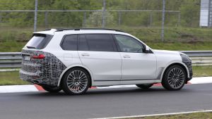 BMW X7 spy shot - rear