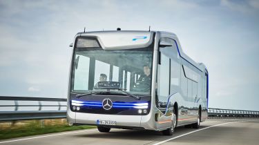 Mercedes-Benz Future Bus - front three quarter