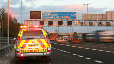 M6 motorway traffic police
