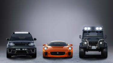 Jaguar Land Rover James Bond cars