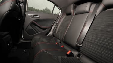Mercedes A250 rear seats