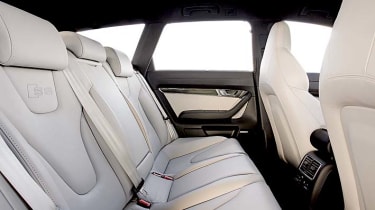 Audi S6 quattro backseat