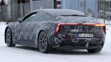 Polestar 5 spy shot - rear 3/4