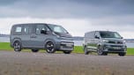 Kia PV5 Passenger vs Vauxhall Vivaro Life - front angled