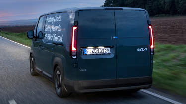 Kia PV5 record-breaking - rear 3/4