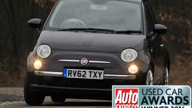 Used Car Awards 2016 - Fiat 500 front cornering