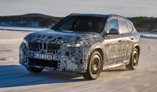BMW iX1 winter testing - front tracking