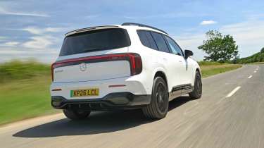 Mercedes GLB electric - alt rear corner tracking