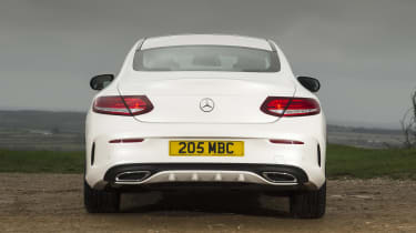 Mercedes C-Class Coupe - full rear static
