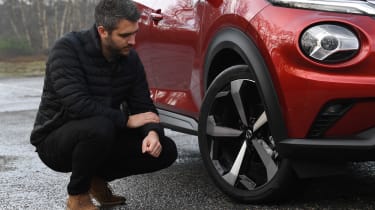 Nissan Juke Tekna: long-term test review - first report wheel
