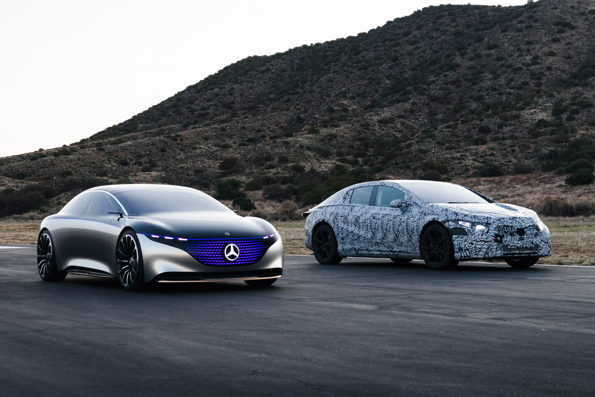 New all-electric Mercedes EQS teased ahead of 2021 release 