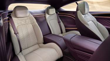 Bentley Continental GT Mulliner - rear seats