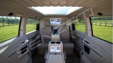 Senzati Mercedes Jet Class interior