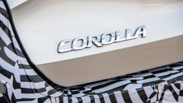 Toyota Corolla Touring Sports prototype - Corolla badge