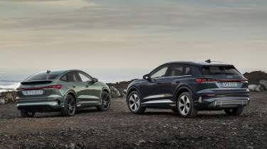 Audi Q4 e-tron facelift - rear range