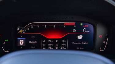 Honda Civic Type R - dashboard screen