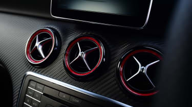 Mercedes A 250 AMG vents