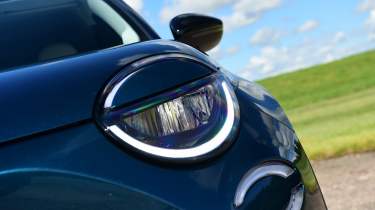 Fiat 600e La Prima long termer first report - front light