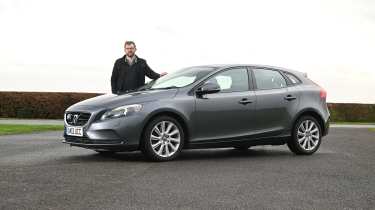 Auto Express reviews editor Max Adams and his Volvo V40