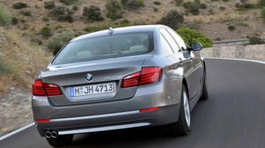 BMW 520d Efficient Dynamics rear tracking
