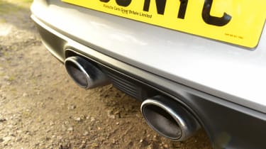 Porsche 911 Carrera 2015 exhaust detail