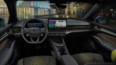 Cupra Raval Manganese cabin