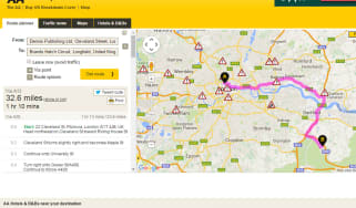 AA Route Planner