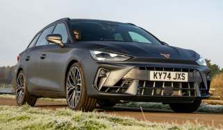 Cupra Leon estate - front tracking