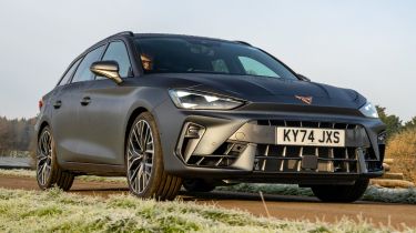 Cupra Leon estate - front tracking