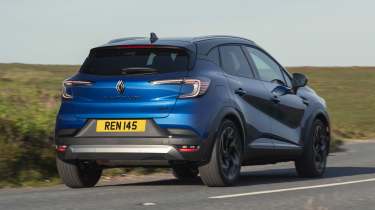 Renault Captur facelift UK - rear cornering