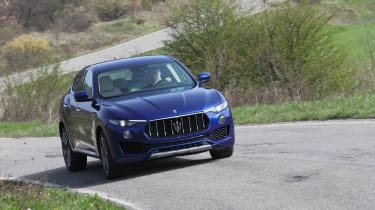 Maserati Levante SUV - front tracking 3