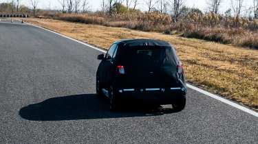 Smart #2 (camouflaged) - rear action