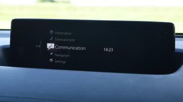 Mazda MX-30 R-EV - infotainment screen 