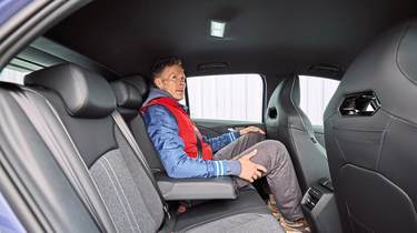 New Volkswagen ID.3 Neo - rear interior, seats being sat in by Jonas Uhlig