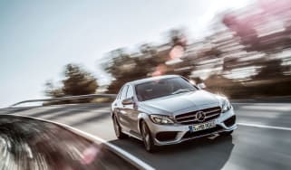 Mercedes C-Class 2014 silver tracking