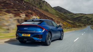 Kia EV6 GT - rear action